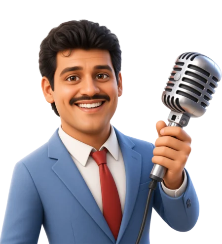 Tony with Microphone